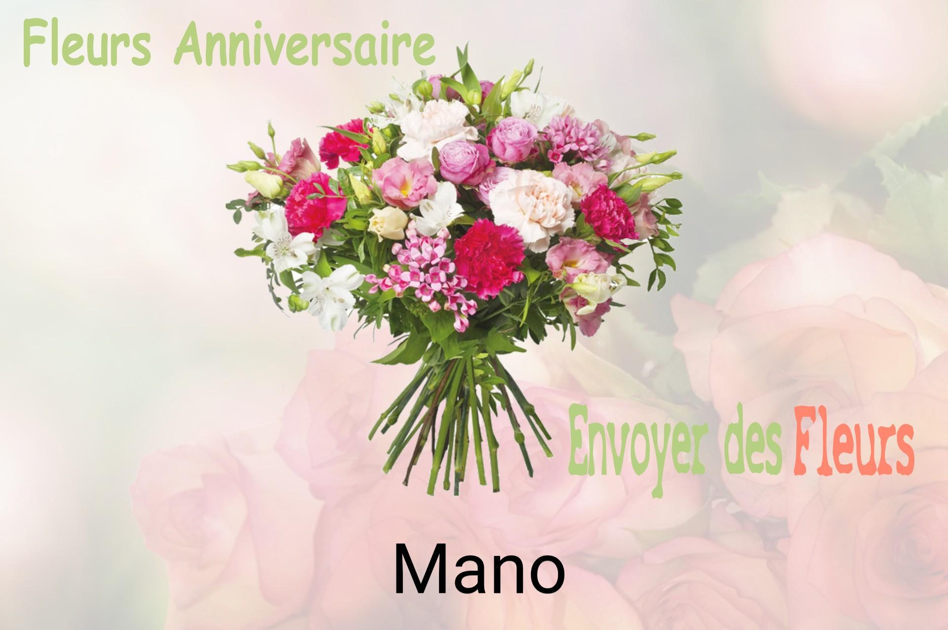 Bouquet de fleurs d’anniversaire livré à Mano